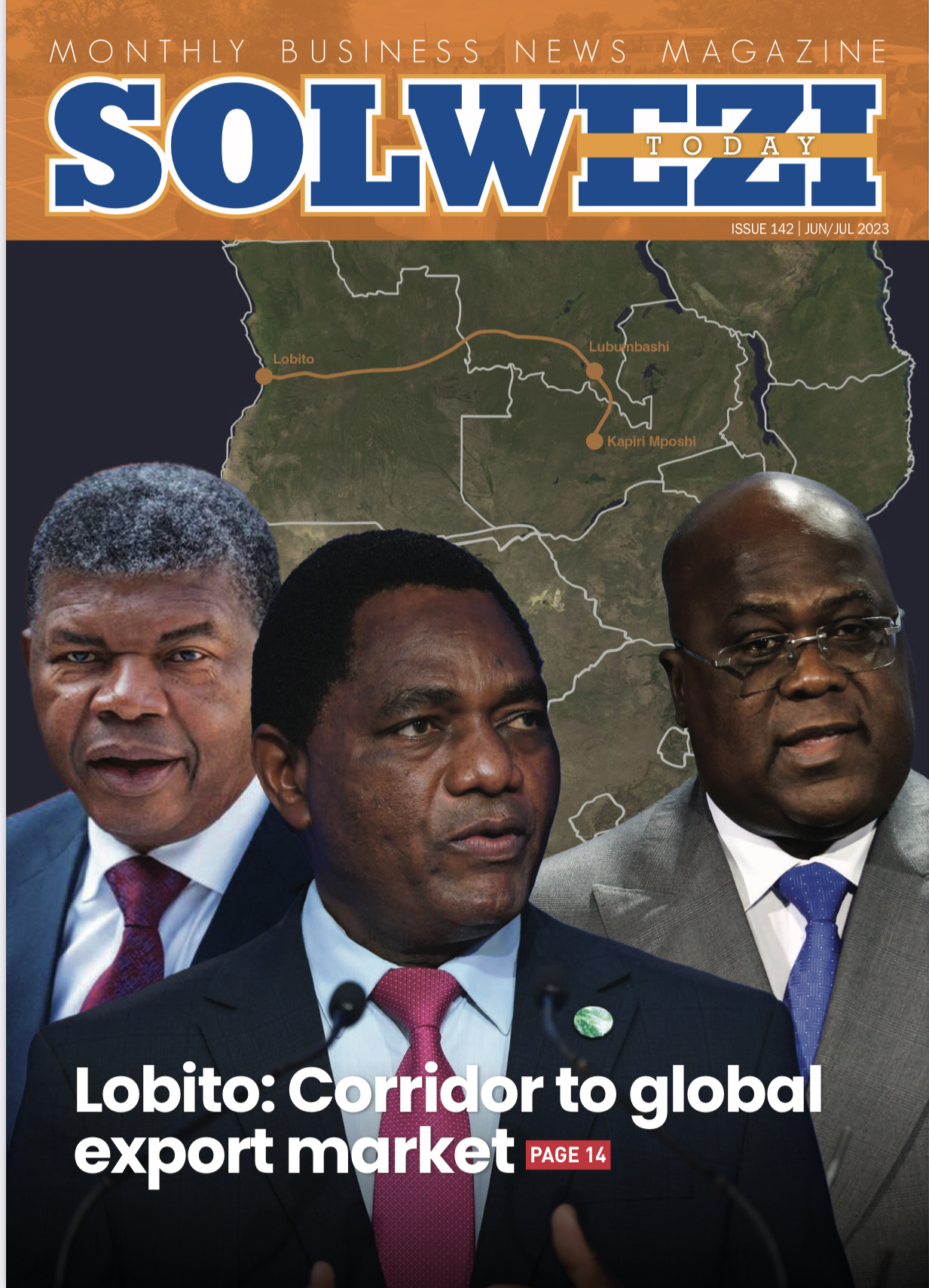 Solwezi Today Monthly Business Magazine June_July edition cover