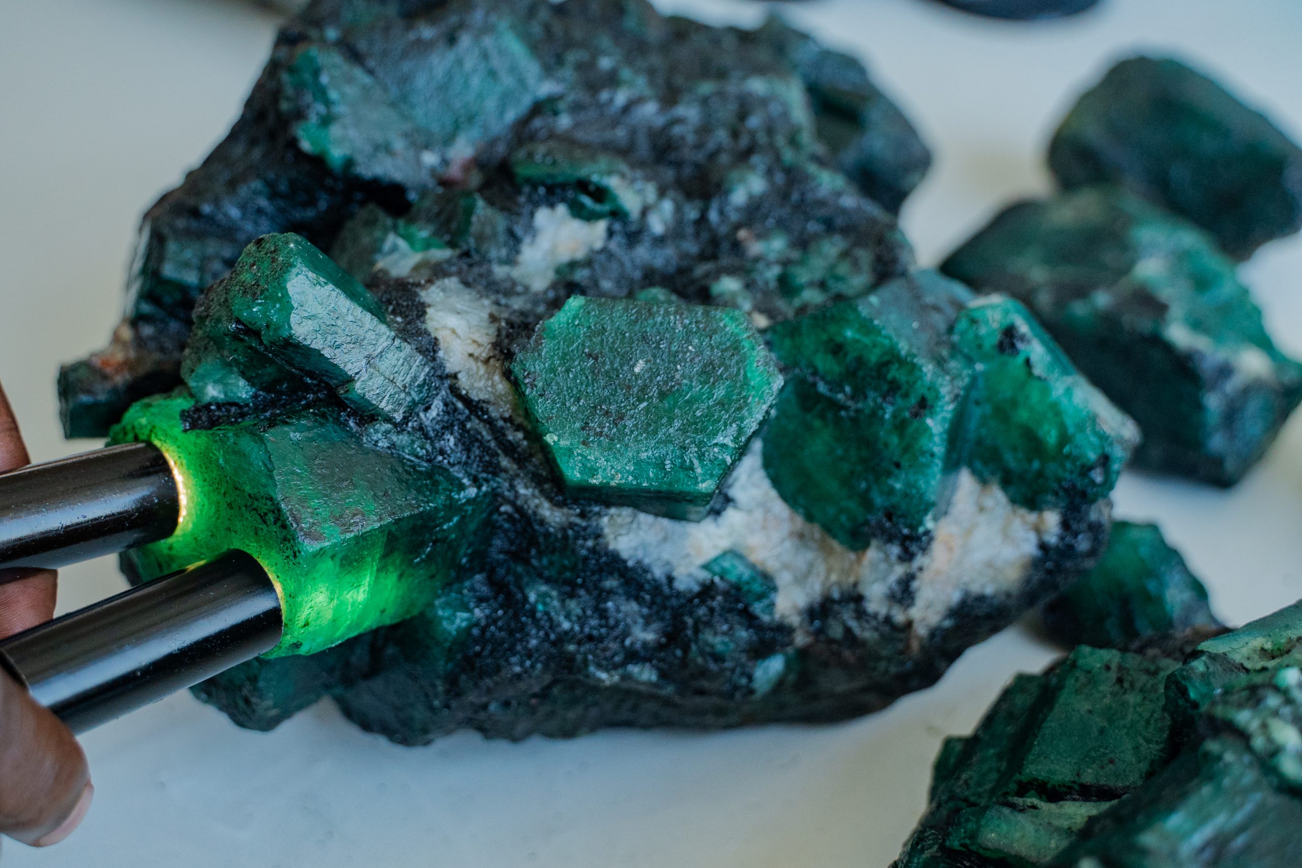 Second day of Grizzly Mining Limited Emerald Auction in Kitwe sees steady surge in enthusiasm