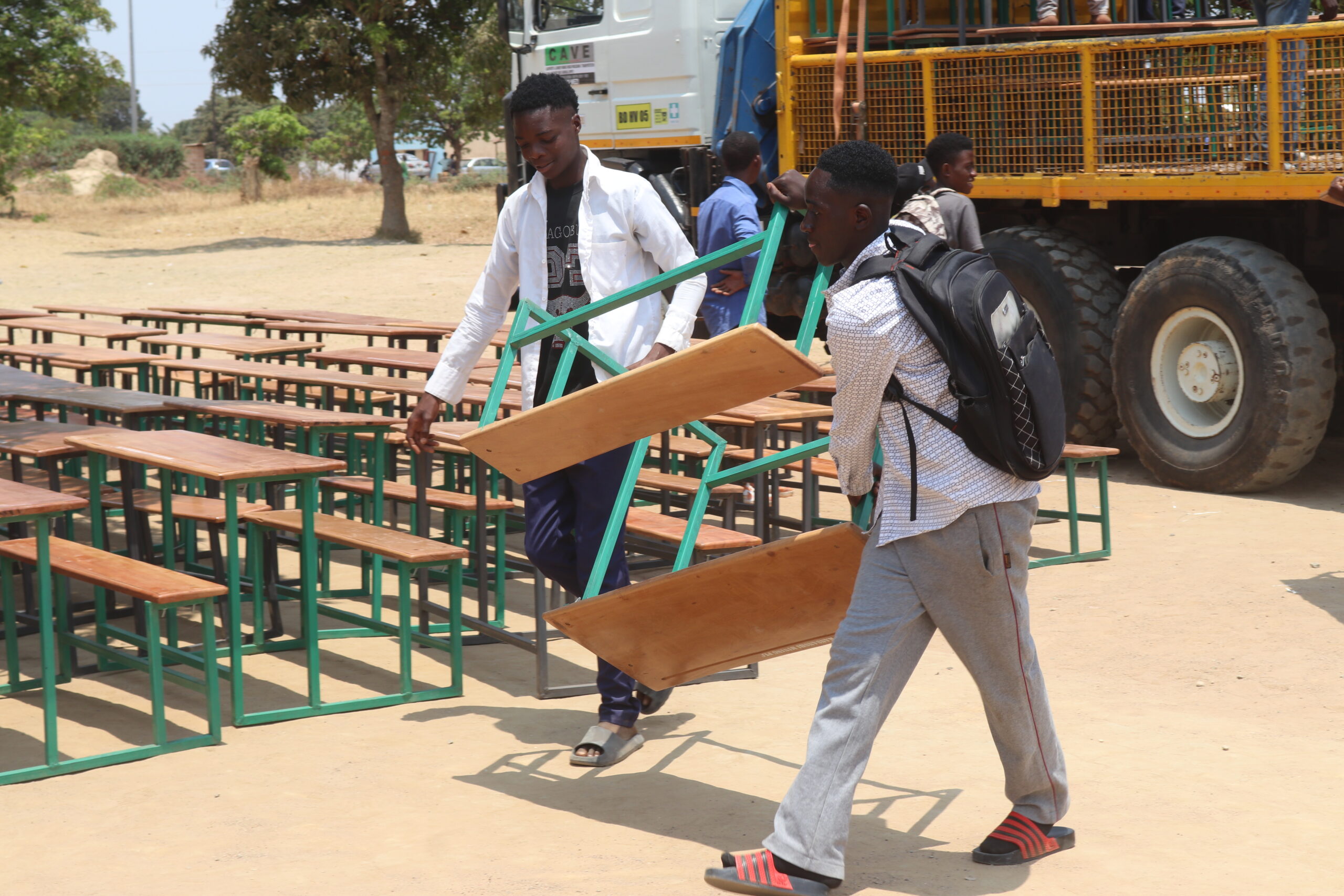 Kansanshi Mining Plc unleashes desks for 10 Solwezi schools